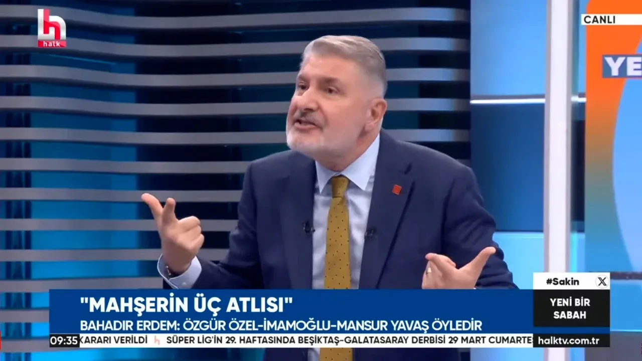 Canlı Yayında Gerilim! Bahadır Erdem’den İmamoğlu Açıklaması: “Başına Çorap Örmek İstiyorlar!”