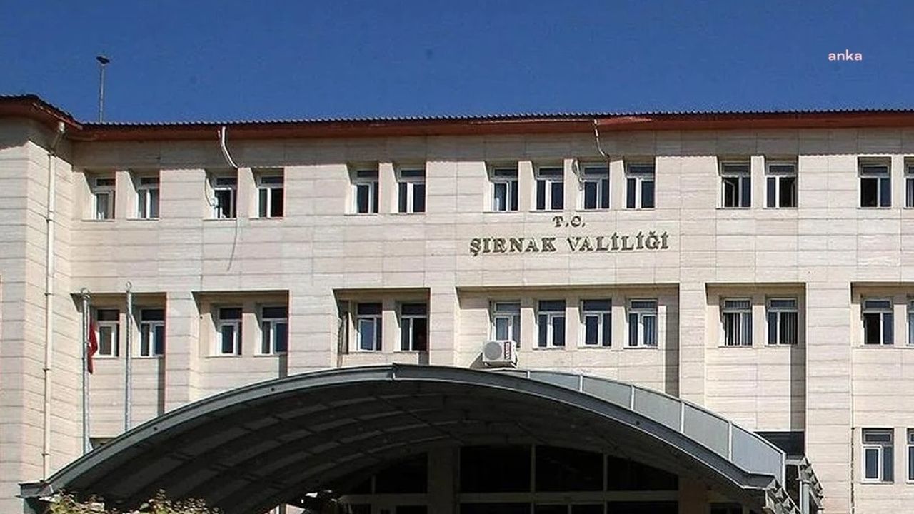 Şırnak'ta bazı bölgeler 15 günlük ‘Geçici Özel Güvenlik Bölgelesi’ ilan edildi!