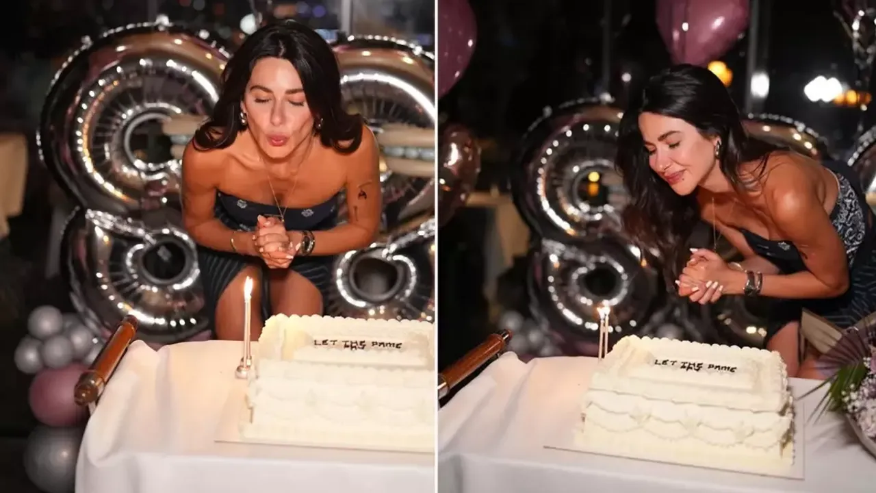 Nesrin Cavadzade'nin doğum günü pastasında ne yazıyordu? O mesaj olay oldu