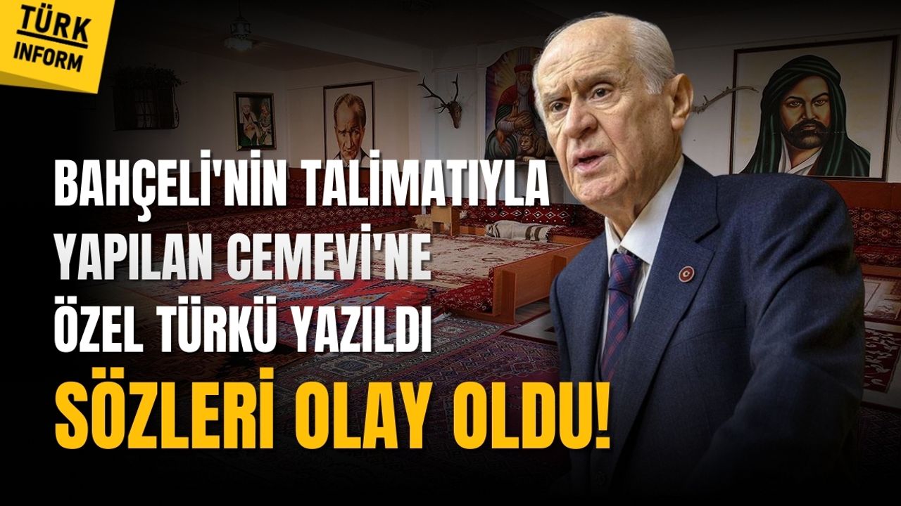 Bahçeli'nin talimatıyla hazırlanan Cemevi'ne özel türkü yazıldı: Sözleri olay oldu!