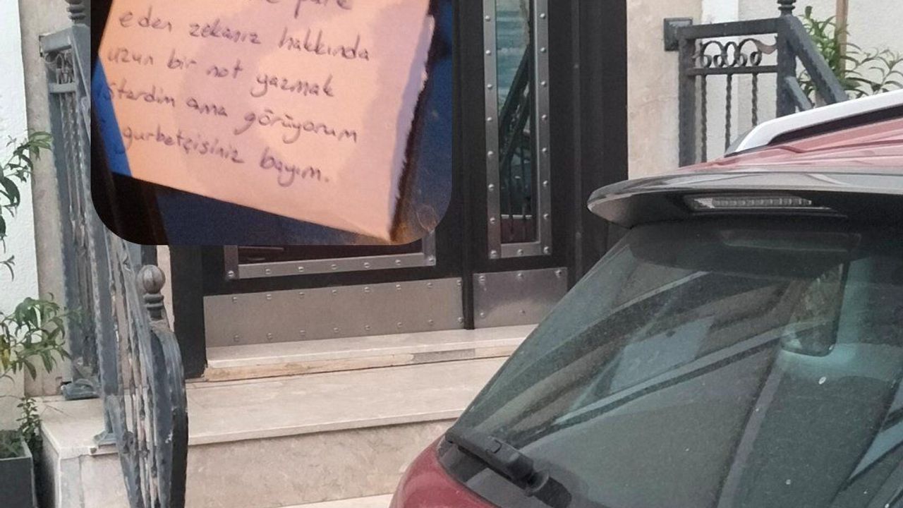 Yine bir gurbetçi park vakası... 'Uzun bir not yazmak isterdim ama...'