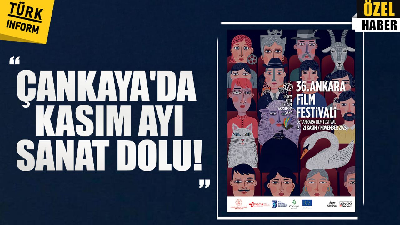 Kasım ayında Çankaya’da sanat rüzgârı esecek