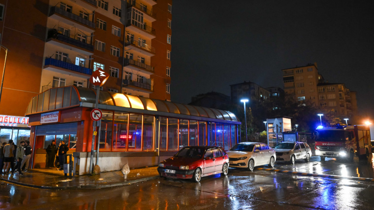 Başkent metrosunda duman paniği: yolcular tahliye edildi