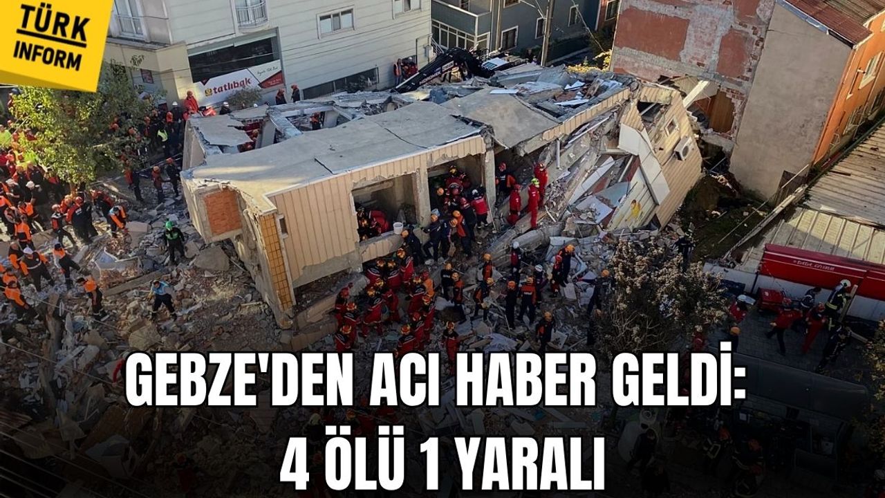Gebze'den acı haber geldi: 5 kişilik aileden sadece bir kişi kurtuldu