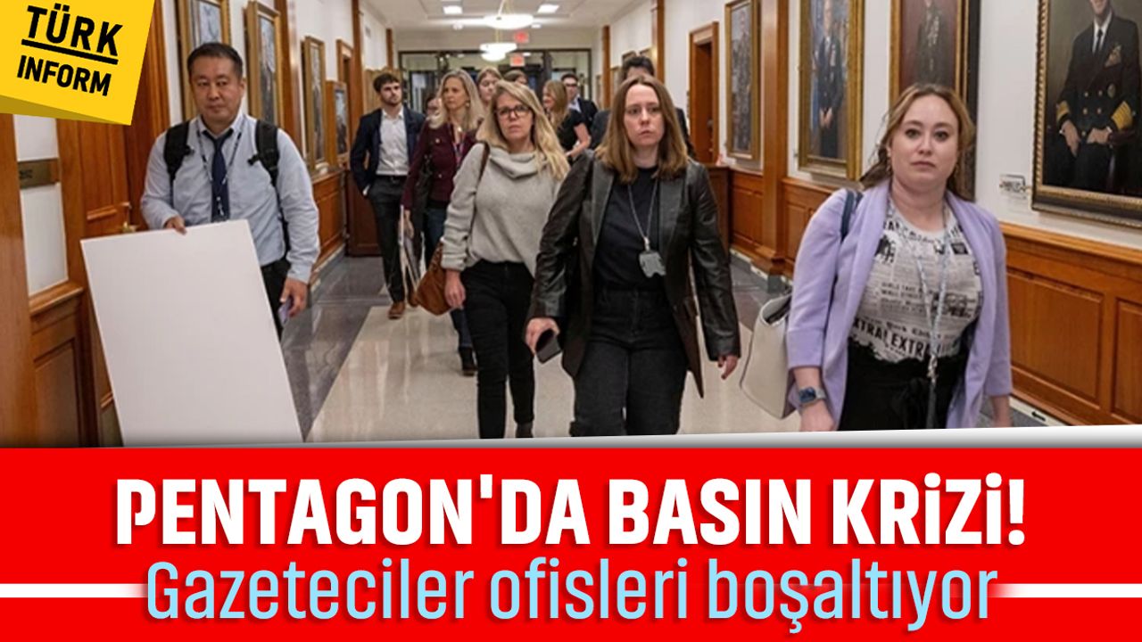 Pentagon'da basın krizi! Gazeteciler ofisleri boşaltıyor