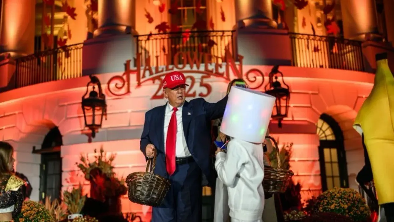 Beyaz Saray'da Cadılar Bayramı coşkusu