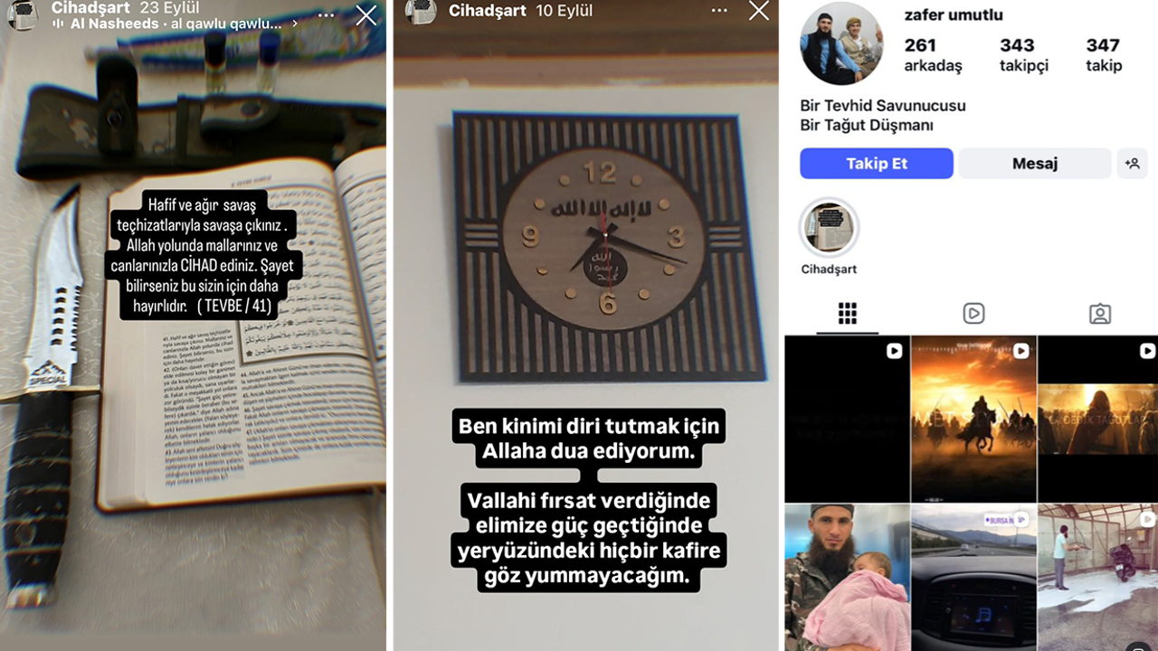 Yalova'da öldürülen IŞİD'li teröristin Instagram paylaşımları dikkat çekti