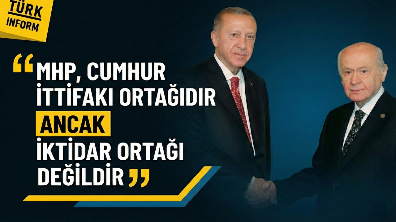 Bahçeli: MHP iktidar ortağı değildir, teneke gürültüsüne kulak asmıyoruz