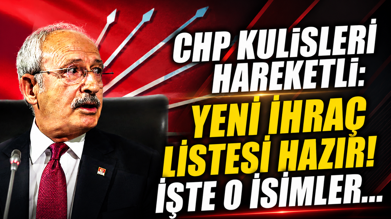 CHP kulisleri hareketli: Yeni ihraç listesi hazır! İşte o isimler...