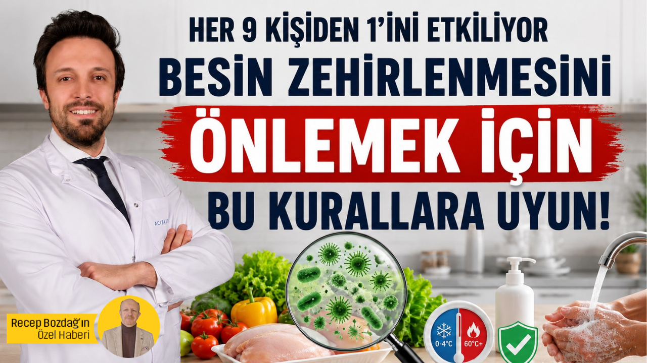 Her 9 kişiden 1'ini etkiliyor: Besin zehirlenmesini önlemek için bu kurallara uyun!