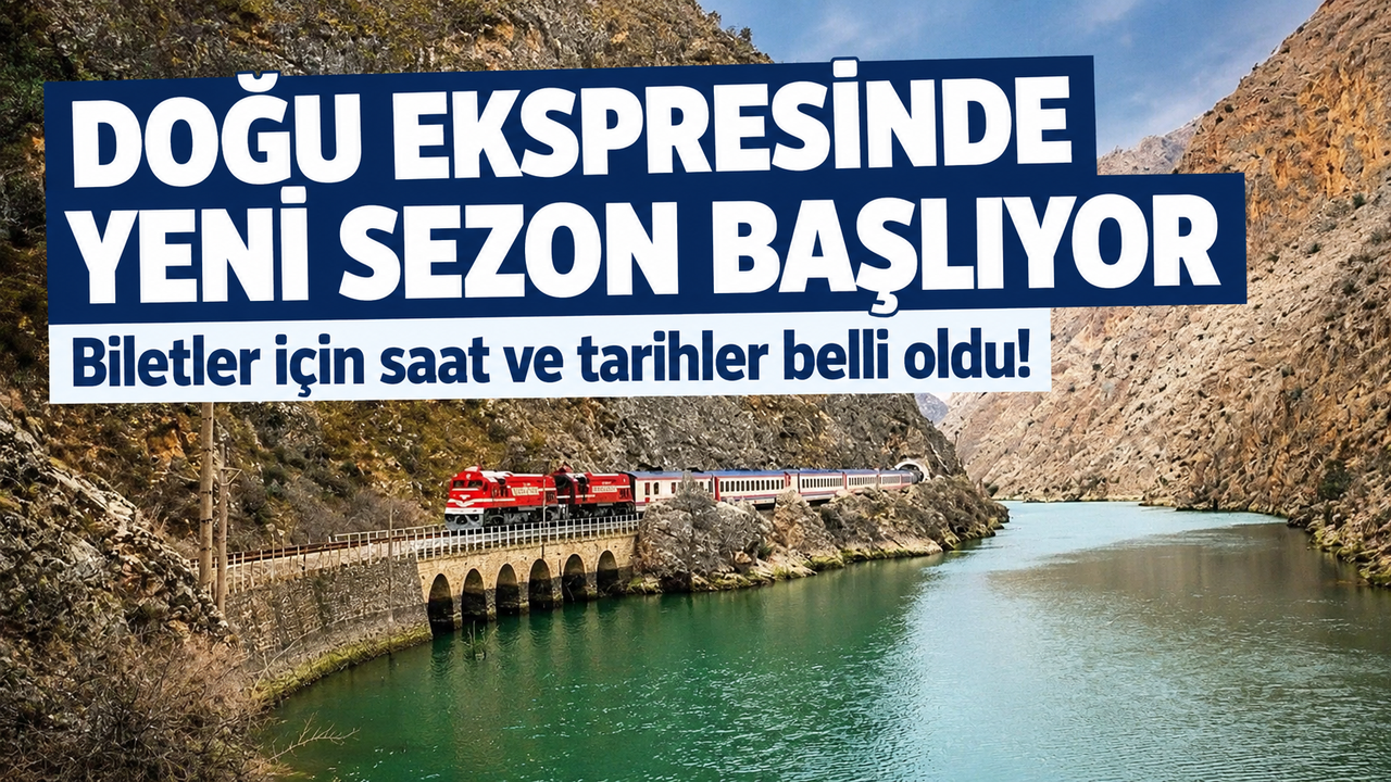 Turistik Doğu ekspresi bileti satışa çıkıyor: İşte Doğu ekspresi bilet fiyatları…