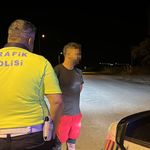 Burdur'da alkollü sürücüden gazeteciye tepki