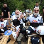 "Formulaz" tahta araba yarışları nefes kesti