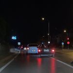 Trafikte makas atan otomobil korkuttu: Araçtaki 4 kişi kameraya yansıdı