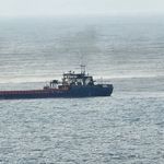 Karadeniz'de İHA saldırısına uğrayan AGN Ragnar Zonguldak'ta