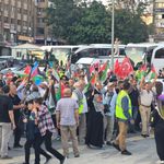 Srebrenitsa'dan Batı Şeria'ya giden "Filistin Konvoyu" Ankara'da