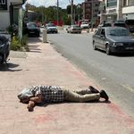 Polis ekiplerine direnen alkollü şahıs "Ben mevtayım" dedi