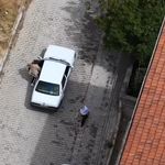 Polisten kaçtı, Drone'dan kaçamadı! Yolcuyla yer değiştiren ehliyetsiz sürücüye ceza yağdı