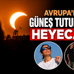 Avrupa'da güneş tutulması heyecanı: Muhteşem gökyüzünü izlediler
