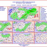 Meteoroloji haftanın raporunu paylaştı: Sıcaklar düşüyor; yağışlar geliyor!