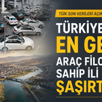 TÜİK son verileri açıkladı! Türkiye’nin en genç araç filosuna sahip ili şaşırttı