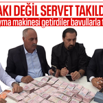 Takı değil servet takıldı: Para sayma makinesi getirdiler bavullarla taşıdılar