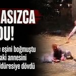 85 yaşındaki annesini sopayla öldüresiye dövdüğü o anlar kamerada!