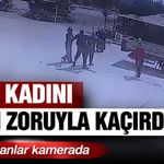 Denizli'de silah zoruyla genç kızın kaçırılma anlarına ait görüntüler ortaya çıktı