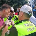 Kaza yapan sürücüden ilginç hareket! Alkolmetreyi üflemek yerine içine çekti