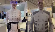 Robot sandılar insan çıktı! Teknoloji fuarında görenleri şaşkınlığa uğratan anlar