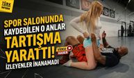 Spor salonunda kaydedilen o anlar tartışma yarattı! İzleyenler gözlerine inanamadı