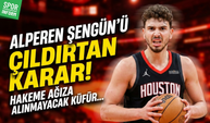 Alperen Şengün'ü çıldırtan karar! Hakeme ağıza alınmayacak küfür...