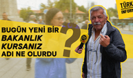 Bugün yeni bir bakanlık kursanız adı ne olurdu?
