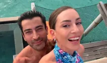 Gözlerden uzak yaşıyorlardı! Sinem Kobal ve Kenan İmirzalıoğlu'ndan sürpriz aile pozu