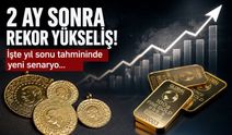 Altında iki ay sonra rekor yükseliş! İşte yıl sonu tahmini...