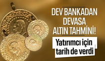 Dev bankadan devasa altın tahmini! Yatırımcı için tarih de verdi