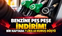 Benzine peş peşe indirim! Bir haftada 7 lira 60 kuruş düştü