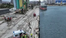 İzmir Limanı’nda gerçeğini aratmayan tatbikat: Yaralılar tahliye edildi
