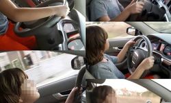 10 yaşındaki oğluna direksiyonu verdi, cezayı görünce şok oldu!