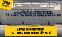 Antalya DOB’da 15 Temmuz konseri düzenlendi