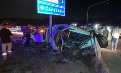 Çanakkale'de feci kaza