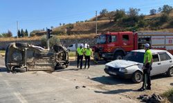 Manisa Alaşehir'de zincirleme kaza: 1 ölü, 6 yaralı