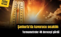 Şanlıurfa'da kavurucu sıcaklık: Termometreler 48 dereceyi gördü