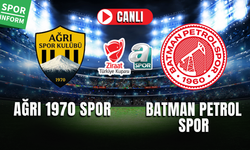 Canlı! Ağrı 1970 Spor - Batman Petrolspor CANLI FUTBOL MAÇI İZLE | Ziraat Türkiye Kupası