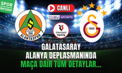 Alanyaspor - Galatasaray maçı SÜPER LİG CANLI İZLE HD