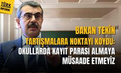 Bakan Tekin: Okullarda kayıt parasına müsaade etmeyiz