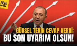 Gürsel Tekin cevap verdi: Bu benim son uyarım olsun!