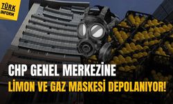 CHP genel merkezine limon ve gaz maskesi depolanıyor!
