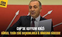 CHP’de kayyum krizi: Gürsel Tekin eski başkanlarla il binasına gidecek!