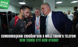 Cumhurbaşkanı Erdoğan’dan A Milli Takım’a tebrik telefonu!